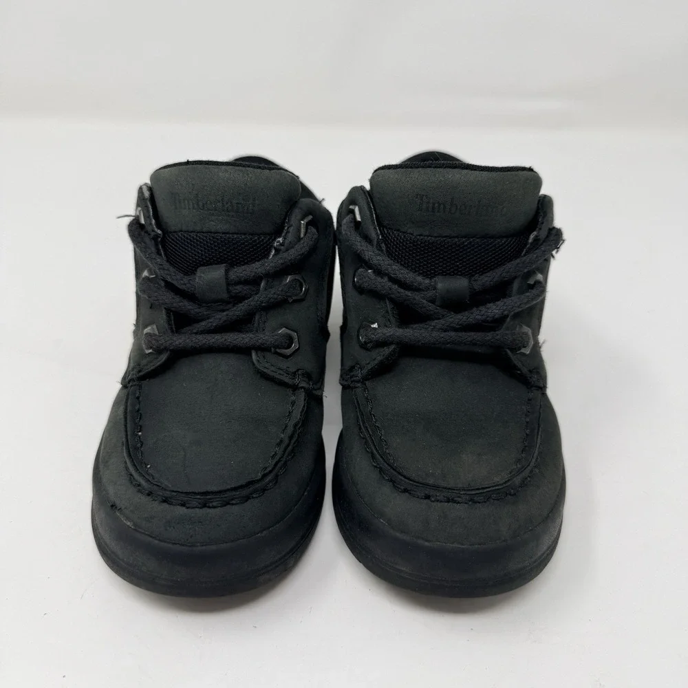 Timberland Earthkeepers Trekker‎ Moc Toe Oxford Toddler Size 10.5 Black